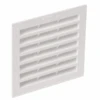 Grille De Ventilation Intérieure Nicoll - 179 Mm X 179 Mm - Passage D'air 150 Cm² - Polystyrène - Blanc