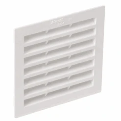 Grille De Ventilation Intérieure Nicoll - 179 Mm X 179 Mm - Passage D'air 150 Cm² - Polystyrène - Blanc
