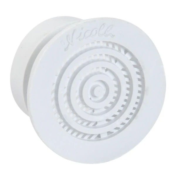 Grille De Ventilation Nicoll Contre-cloison - Diamètre 38 Mm 1 Grille De Ventilation Nicoll Contre-cloison - Diamètre 38 Mm