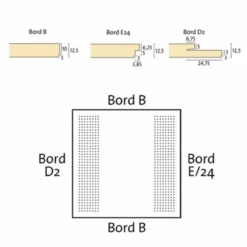 Dalle De Plafond GYPTONE ACTIV'AIR POINT 11 D2