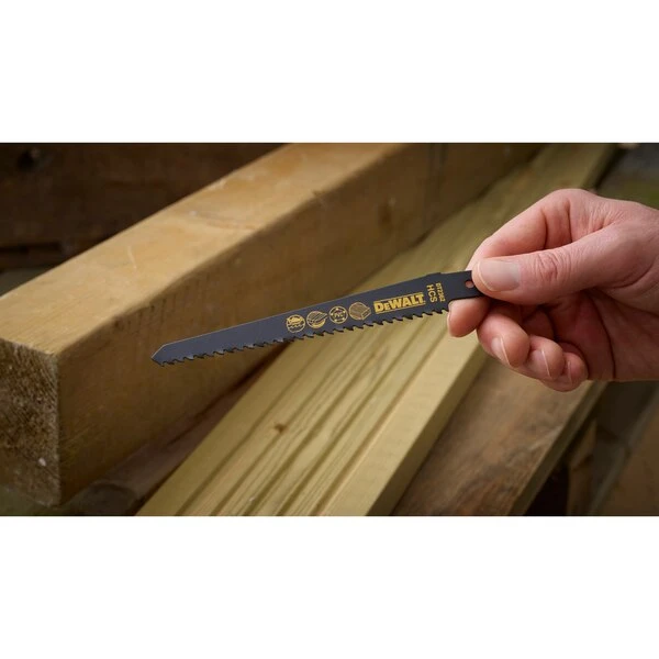 Lame De Scie Sabre Bois Plastique Dewalt DT2362-QZ HCS 152 Mm - Lot De 5 1 Lame De Scie Sabre Bois Plastique Dewalt DT2362-QZ HCS 152 Mm - Lot De 5
