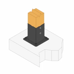 Pied De Poteau Carré De Jardin - PPJBT90PB Pour Poteau 90x90 Mm - Acier S235JR Finition Noire 5 Pied De Poteau Carré De Jardin - PPJBT90PB Pour Poteau 90x90 Mm - Acier S235JR Finition Noire -Meilleur Outillage Magasin hd c ppjbtpb instill ill instdtl ssh eu fr c0 jpg