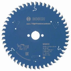 Lame Scie Circulaire Bosch High Pressure Laminate 160x20x2,2mm 48 Dents
