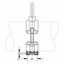 Fischer Collier De Serrage Caoutchouc Tige M8 31-38 Mm Erico 586205 -Meilleur Outillage Magasin il40976m 2