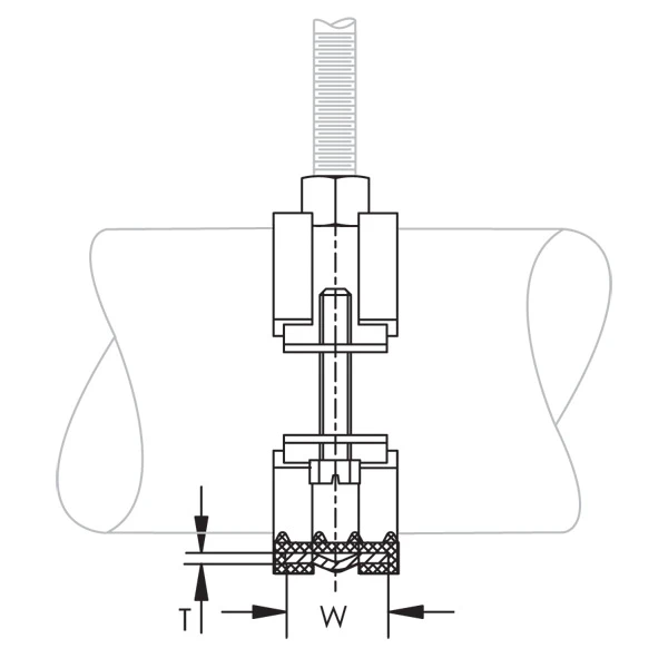 Fischer Collier De Serrage Avec Isolant Caoutchouc Tige M8 Plage De Serrage 37-44 Mm Erico 586206 3 Fischer Collier De Serrage Avec Isolant Caoutchouc Tige M8 Plage De Serrage 37-44 Mm Erico 586206 – Image 3