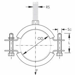 Collier De Serrage Avec Isolant Caoutchouc Tige M8 Plage De Serrage 11-15 Mm - Boîte De 100 6 Collier De Serrage Avec Isolant Caoutchouc Tige M8 Plage De Serrage 11-15 Mm - Boîte De 100 -Meilleur Outillage Magasin il40977m 1