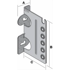 Étrier En âme Intérieure CBH Simpson Strong-Tie CBH150/2,5 -Meilleur Outillage Magasin imageproduct349613