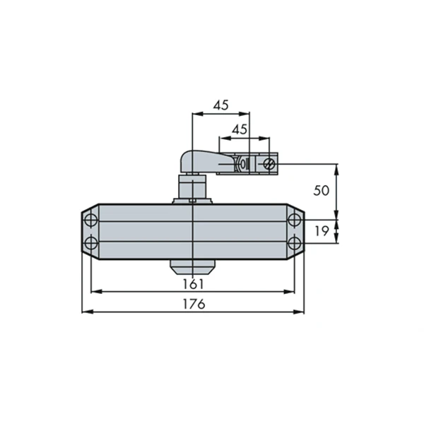 Ferme Porte GR 101 Argent Groom 101311 3660846001387 4 Ferme Porte GR 101 Argent Groom 101311 3660846001387 – Image 4