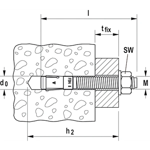 Goujon D'ancrage FBN II Lectrozingué 06 X 30 : Fischer 505528(45137) 3 Goujon D'ancrage FBN II Lectrozingué 06 X 30 : Fischer 505528(45137) – Image 3