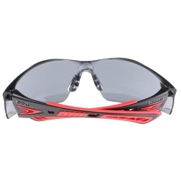 Lunette De Sécurité RUSH+ Bollé Fumée Platinum Rouge Noir RUSHPPSF 3 Lunette De Sécurité RUSH+ Bollé Fumée Platinum Rouge Noir RUSHPPSF – Image 3