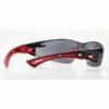 Lunette De Sécurité RUSH+ Bollé Fumée Platinum Rouge Noir RUSHPPSF