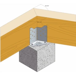 Équerre Réglable Pour Dalle Bois ABF230 Simpson Strong-Tie -Meilleur Outillage Magasin imageproduct354700 2