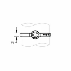 Collier Poire à Hauteur Réglable Pour Tuyau De 4" Erico 597976