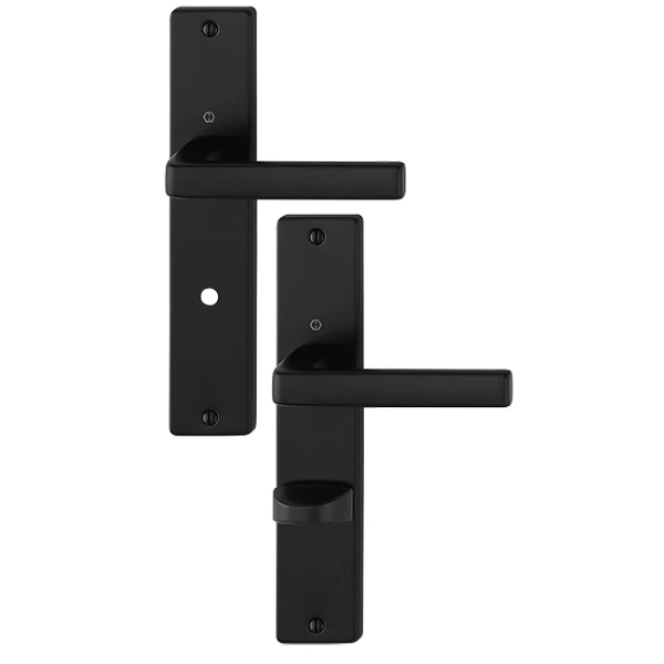 Poignée De Porte à Condamnation Dublin Hoppe Noir Mat 11799201 1 Poignée De Porte à Condamnation Dublin Hoppe Noir Mat 11799201