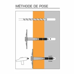 Cheville à Frapper CB Spit Pour Isolants Souples Semi-rigides 8 X 135 Mm -Meilleur Outillage Magasin iso4 2