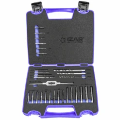 Coffret Jeu De Tarauds à Main M3-M4-M5-M6-M8-M10-M12 Mm : Izar 69624