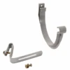 Kit De Crochet De Gouttière Demi-ronde Nicoll Avec étrier - Longueur 25 Mm - À Visser - Tachtan - Gris