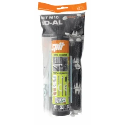 Kit M10 Id All 8 Chevilles + 1 Cartouche + 2 Buses + 8 Tiges Filetées M10