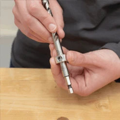 Foret Bois Pour Trous De Poche Avec Collier D'arrêt Et Jauge - Clé Hexagonale - Kreg 9 Foret Bois Pour Trous De Poche Avec Collier D'arrêt Et Jauge - Clé Hexagonale - Kreg -Meilleur Outillage Magasin kpha308 03