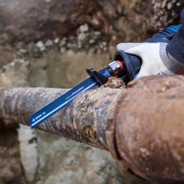 Lame Scie Sabre Métal Bosch S1025HBF Heavy Metal 200x22x1,35mm Lot De 5 3 Lame Scie Sabre Métal Bosch S1025HBF Heavy Metal 200x22x1,35mm Lot De 5 – Image 3