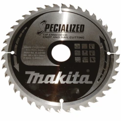 Lame Scie Circulaire Bois/clous Specialized Makita 190 X 30 Mm 40 Dents