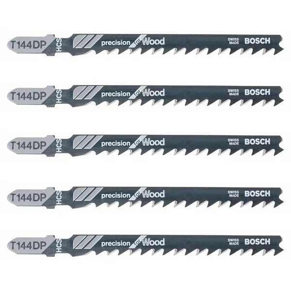 Lame Scie Sauteuse Bosch T 144 DP Precision For Wood Jeu De 5 Lames 2 Lame Scie Sauteuse Bosch T 144 DP Precision For Wood Jeu De 5 Lames – Image 2