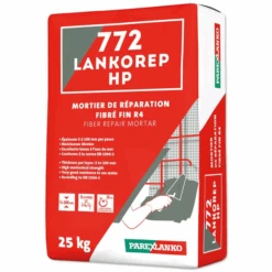 Mortier De Réparation Fibré Parexlanko 772 Lankorep HP - 25 Kg