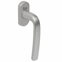 Poignée De Fenêtre à Béquille Vachette Logio Finition Argent Carré 7 Mm