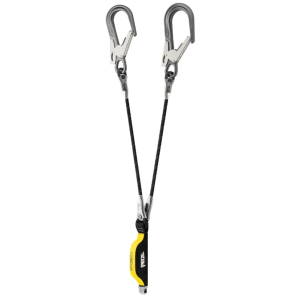 Longe Double Petzl 150 Cm Absorbeur énergie Connecteurs MGO Absorbica 1 Longe Double Petzl 150 Cm Absorbeur énergie Connecteurs MGO Absorbica