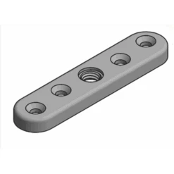 Platine U Pour Fixation Sur Chant Avec Trou Taraudé M10 Mantion 0036W