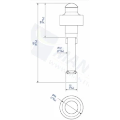 Guide à Scellement Vertical : Mantion 1090 3660720005586