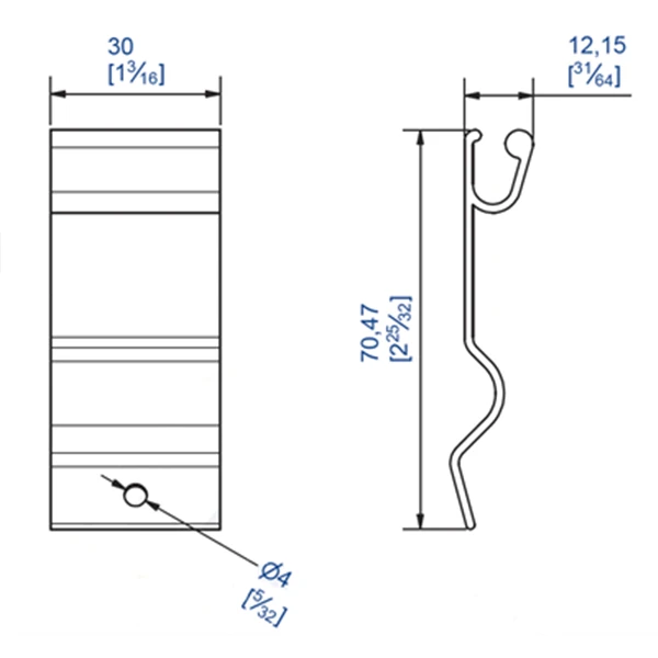 Kit 4 Pinces En Aluminium Fixer Le Bandeau Sur Le Rail Mantion 11169 2 Kit 4 Pinces En Aluminium Fixer Le Bandeau Sur Le Rail Mantion 11169 – Image 2