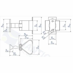 Arrêt De Porte à Pince Brut Avec Mentonnet à Visser Série Forte : Mantion 1302 7 Arrêt De Porte à Pince Brut Avec Mentonnet à Visser Série Forte : Mantion 1302 -Meilleur Outillage Magasin mantion 1302