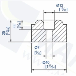 Butée Amortisseur Diamètre 40 Mm : Mantion 2692 3660720011143