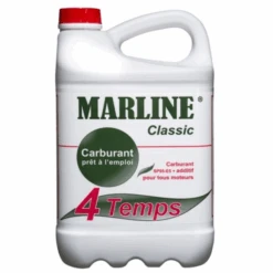Carburant De Moteur Essence 4 Temps Marline Classic Avec Additif- 5 Litres