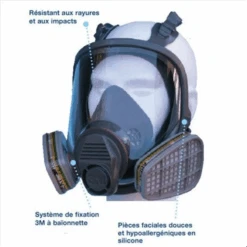 Masque Respiratoire Complet Silicone Série 6000 Taille M 3M K6800 7 Masque Respiratoire Complet Silicone Série 6000 Taille M 3M K6800 -Meilleur Outillage Magasin masque de protection complet 3m 6800 filtres