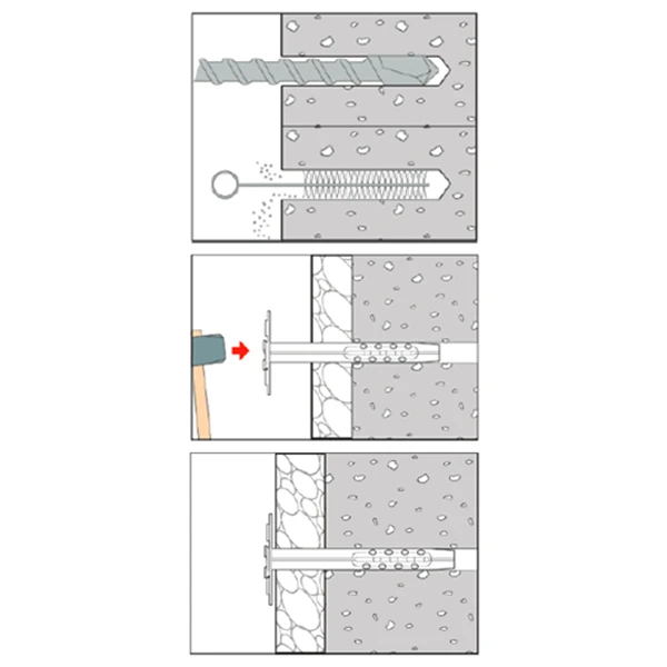 Cheville Frapper L80 Mm Isolant Souple Rigide épaisseur 30mm X250 2 Cheville Frapper L80 Mm Isolant Souple Rigide épaisseur 30mm X250 – Image 2