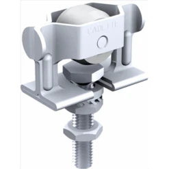 Monture CADETTE Avec Galet Nylon Monté Sur Bague Rilsan Capacité 40 Kg Mantion 0222