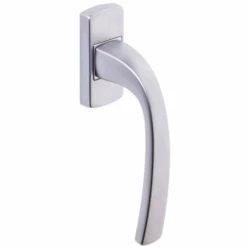 Poignée De Fenêtre à Béquille Vachette Muze Chrome Velours Bloc Platine