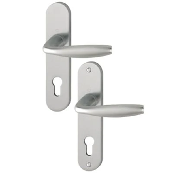 Poignée Porte Clé I New York Hoppe Porte 38-47mm Carré 7mm Alu Inox 2 Poignée Porte Clé I New York Hoppe Porte 38-47mm Carré 7mm Alu Inox – Image 2