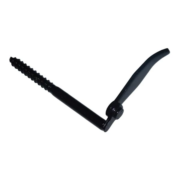 Arrêt Volet à Visser Matériaux Pleins 130mm Ø10mm Acier Noir X2 3 Arrêt Volet à Visser Matériaux Pleins 130mm Ø10mm Acier Noir X2 – Image 3