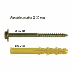 Cheville Chauffe-eau Diamètre 14 X 130 Sachet De 4 Pièces, Ing Fixations: A150030 -Meilleur Outillage Magasin p105460b