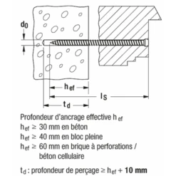 Vis Béton Fischer FFSZ Tête Cylindrique TX30 7.5x72 Mm 532908 -Meilleur Outillage Magasin p106612 pic 1