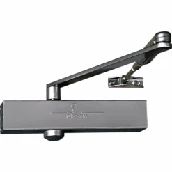 Ferme-porte Groom GR150 2-4 Pignon Et Crémaillère Bras à Compas Argent