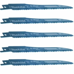 Lame De Scie Recipro S-Express Bi-Métal 7-18 Dents Lot De 5 Pièces : Makita B-05038