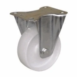 Roulette Sur Platine Fixe Polypropylène Blanc Diamètre 80 Mm 23035 PRODIF-SOMEC 023035