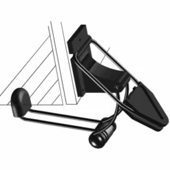 Poignée Et Arrêt De Volet BlocVolet Bras Allongé Noir Monin 152140 -Meilleur Outillage Magasin p151272 pic2