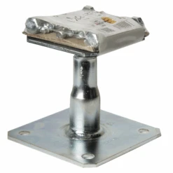 Pied De Poteau Réglable Prêt à Fixer Simpson Avec Fixations - 100 à 150 Mm