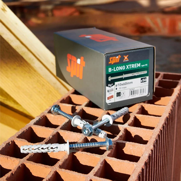 Cheville B-Long Xtrem Spit Vis Tête Hexagonale Zinguée 10 X 170 Mm - 50 4 Cheville B-Long Xtrem Spit Vis Tête Hexagonale Zinguée 10 X 170 Mm - 50 – Image 4