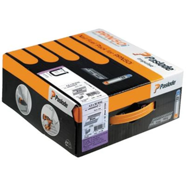 Clou PPN50I Hard N'Safe Spit Cranté 4.0x35 Mm Galva Pack De 1250 Pièces 1 Clou PPN50I Hard N'Safe Spit Cranté 4.0x35 Mm Galva Pack De 1250 Pièces